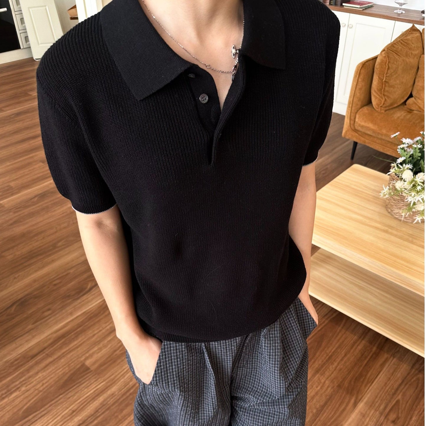 T-shirt Uomo "Retro Cotton" – Vestibilità Comoda