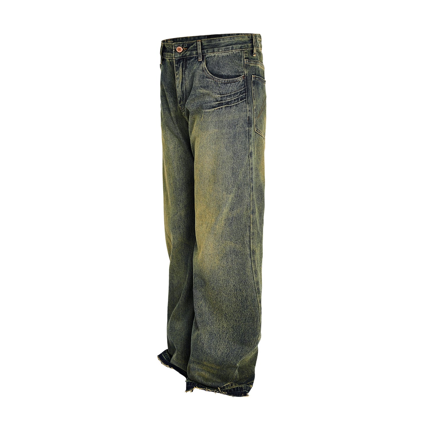 Washed Distressed Jeans