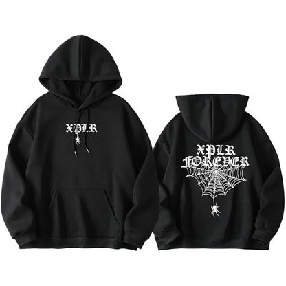 Printed Hooded Sweatshirtr Woman
