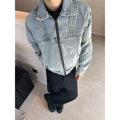 Denim Jacket Men Clean fit