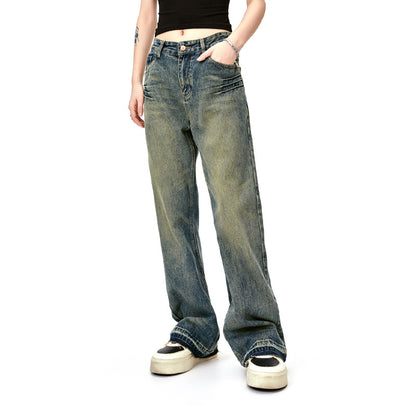 Washed Distressed Jeans