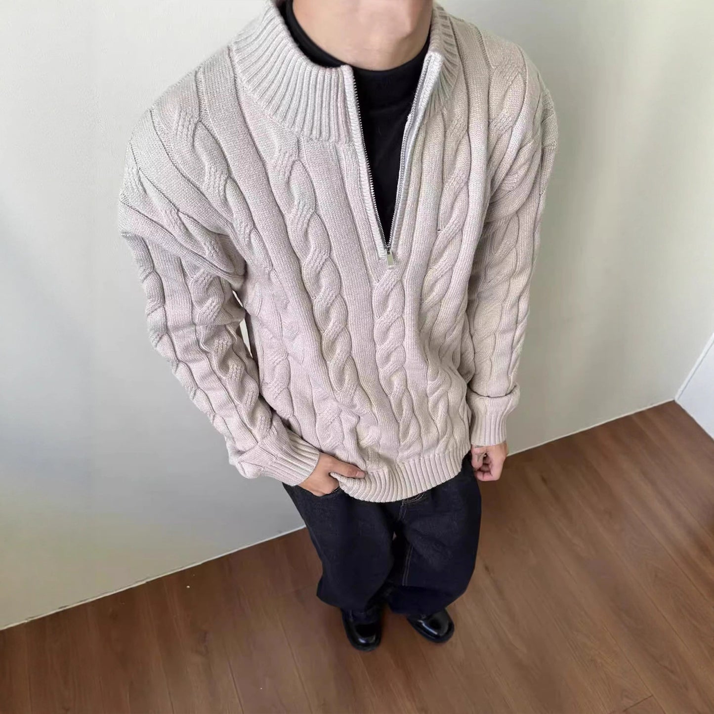 Maglione Casual "Breeze" a Mezza Zip