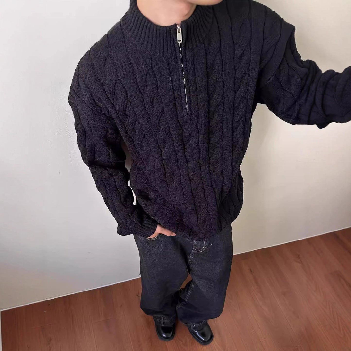 Maglione Casual "Breeze" a Mezza Zip