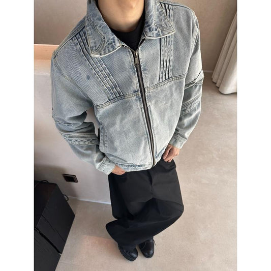 Denim Jacket Men Clean fit