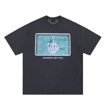 T-shirt Uomo "Geo Print" in Cotone – Vestibilità Ampia
