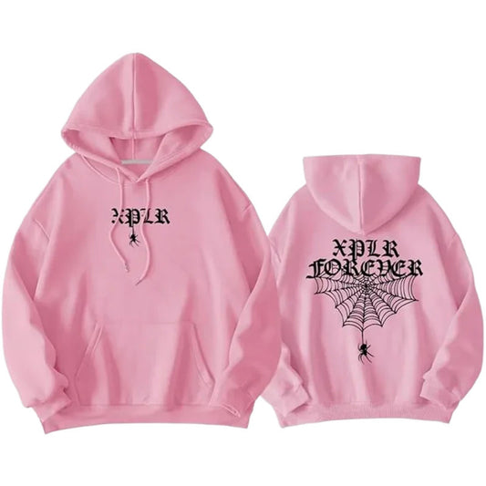 Printed Hooded Sweatshirtr Woman