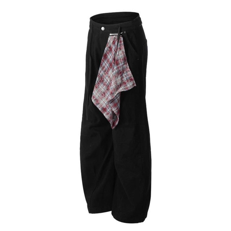 Black straight leg jeans