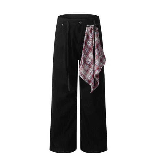 Black straight leg jeans