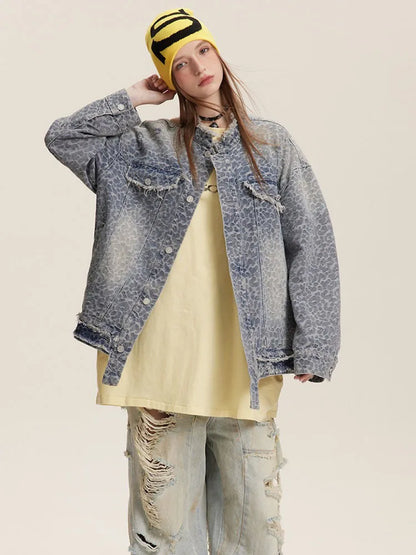 denim unique jacket for Women