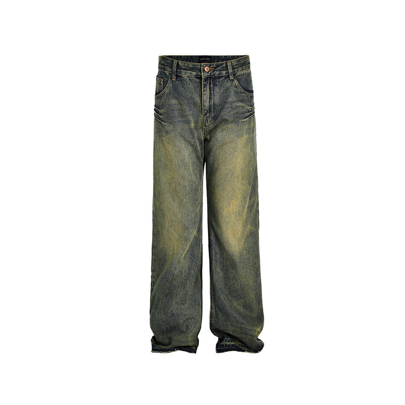 Washed Distressed Jeans