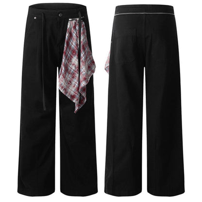 Black straight leg jeans